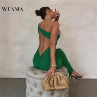 ราคา Weania ชุดเดรสรัดรูป เปิดไหล่ เปิดหลัง เข้ารูป สําหรับผู้หญิง (23673245102)