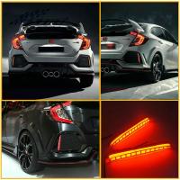 ราคา สําหรับ HONDA Civic Hatchback 2018 2019 ไฟเบรค LED ด ้ านหลังกันชน Reflector ขับรถหมอกโคมไฟ (27250535077)