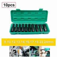 ราคา ชุดบล็อก บล็อกไฟฟ้า 1 2 นิ้ว ลูกบล็อกยาว ลูกบล๊อคยาว ลูกบล็อค 10ชิ้น ชุดลูกบล็อก ชุดลูกบล็อกลม ชุดบล็อก ลูกบล็อกยาว (19574346604)