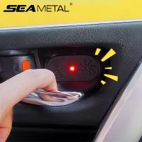 ราคา SEAMETAL ไฟเตือนประตูรถ เซ็นเซอร์อัจฉริยะ LED สัญญาณกันขโมย ไฟแสดงการชาร์จ USB Car Opening Door Warning Light (20849252971)