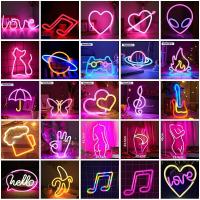 ราคา ไฟนีออน LED ไฟแต่งห้องนอน ไฟledติดห้อง ป้ายไฟหน้าร้าน ป้ายไฟตัวอักษร ไฟประดับปีใหม่ (24975125246)