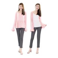ราคา Muko Brooklyn Cardigan เสื้อคลุมผ้าคอตตอนยืดญี่ปุ่น AB05 (3334561524)
