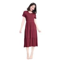 ราคา ชุดตรุษจีนสีแดง Muko Betty เดรสให้นม คลุมท้อง DR06 020 แดงเลือดหมู (25860878077)