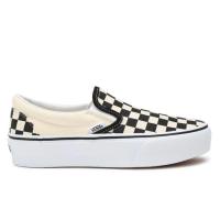 ราคา ลด30 เก็บโค้ด 6600FASHDD VANS Classic Slip On Platform Checkerboard Black White รองเท้าแวนส์ ทรงสวม (18529124364)