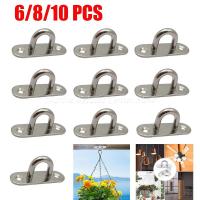 ราคา 6 8 10 ชิ้น M5 M6 M8 ตะขอแผ่นตา เหล็กสเตนเลส ทนทาน หนัก ติดผนัง เรือ เพดาน แขวนแหวน เปลโรงรถ (23977539627)