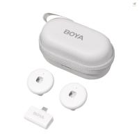 ราคา Boya Omic U W ระบบไมโครโฟนไร ้ สาย 1 ตัวรับสัญญาณ 2 เครื ่ องส ่ งสัญญาณ 1 กล ่ องชาร ์ จ 50M ช ่ วงการส ่ งสัญญาณแบตเตอรี ่ ในตัวสําหรับโทรศัพท ์ Android คอมพิวเตอร ์ แล ็ ปท ็ อป Ca (28851784404)