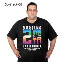 ราคา Bayza Style เสื้อไซส์ใหญ่ พิเศษ เสื้อยืด คนอ้วน คอกลม เนื้อนุ่ม ใส่สบาย ใหญ่สุด 58 นิ้ว Black 03 (22929890351)