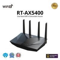 Asus AX5400 Dual Band WiFi 6 (802.11ax) Extendable Router เราเตอร์ รุ่น RT-AX5400