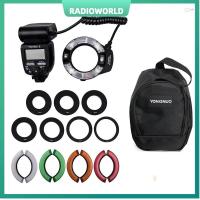 ราคา Radi YONGNUO YN14EX II แหวนแฟลชกล้อง Speedlite GN18 TTL 5600K 3s รีไซเคิลเวลา พร้อมกระเป๋าเก็บ ฟิลเตอร์สี 4 ชุด แหวนอะแดปเตอร์ 7 ชิ้น (25664805201)