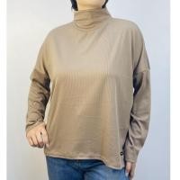 ราคา ผ้าร่อง บ่าตกแขนยาวคอเต่า oversize เสื้อยืดแขนยาวคอเต่า แบรนด์CHOTYSHOP สินค้าผลิตในไทย QLOTPX (16101942972)