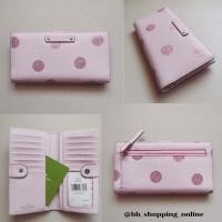 ราคา แท้ นำเข้าจาก USA Kate spade Large Slim Bifold Wallet กระเป๋าบัตร กระเป๋าสตางค์สั้น wlru5418 (23856524538)