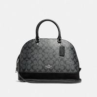 ราคา Clearance โดมใบใหญ่ 13 นิ้ว COACH SIERRA SATCHEL COACH F58287 กระเป๋าทรงโดม โดมในตำนาน coachdome F58287 (24721800348)