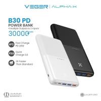 ราคา ALPHA X B30PD PowerBank 30000mAh แบตสำรอง fast charge PD 20W QC 3 0 รับประกันสินค้า 1 ปี (23389669789)