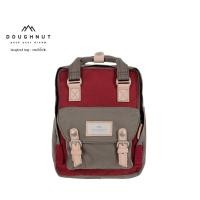 ราคา DOUGHNUT BAG Macaroon Mini Wine x Grey กระเป๋าเป้ สะพายหลัง รหัสสินค้า 05561 (11812036298)