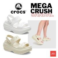 ราคา ลด30 เก็บโค้ด 0706FASHDD CROCS Mega Crush Sandal รุ่นใหม่ ฮิตสุด รองเท้า ครอคส์ ผู้หญิง พื้นหนา 6 8ซม (24072310045)