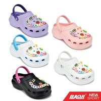 ราคา ลด30 เก็บโค้ด 0706FASHDD Baoji BO37 128 Clog Bae Couple รองเท้า แตะ หัวโต เสริมส้น บาโอจิ แท้ (21639190889)