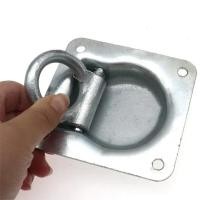 ราคา 1 PC Silver Trailer Tie Down Anchor Kit Lashing Anchor Hooks Trailer รถบรรทุก Fit โหลด Cargo Lashing แหวน Tie Down Eye Trap (27051921716)