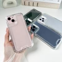 ราคา i15 พร้อมส่งในไทย E4S13 T9 เคสประกบกันกระแทกดีเยี่ยม 3ชั้น เคสไอโฟน เคสใส สำหรับ iPhone 15plus 15 I15Pro I15Promax (12983911410)