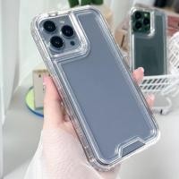 ราคา i15 พร้อมส่งในไทย E4S13 T9 เคสประกบกันกระแทกดีเยี่ยม 3ชั้น เคสไอโฟน เคสใส สำหรับ iPhone 15plus 15 I15Pro I15Promax (19603354169)