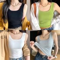ราคา เสื้อสายเดี่ยวแฟชั่น ผ้ายืดตามตัว เสื้อคล้องคอผู้หญิง เซ็กซี่สไตล์เกาหลี โชว์หลัง มีฟองน้ำในตัว (27252046307)