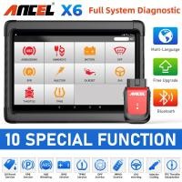ราคา Ancel X6 OBD2 เครื่องสแกนเนอร์อ่านโค้ดรถยนต์ ABS EPB DPF Reset (23450239546)