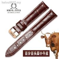 ราคา พร้อมสต็อก สายนาฬิกา Titus forever series หนังหัวเข ็ มขัดอุปกรณ ์ เสริม 18mm20mm ผู ้ ชายและผู ้ หญิง (29351832305)