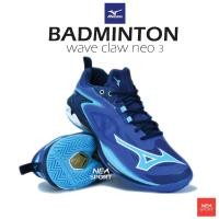 ราคา ลด20 เก็บโค้ด 20XTRA66 MIZUNO Badminton Wave claw neo 3 หน้ากว้าง รองเท้าแบต มิซูโน่ (28951813410)