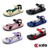 ราคา ลด30 เก็บโค้ด 8600FASHDD KITO Flow TwoTone AC27 W รุ่นโฆษณา รองเท้าแตะผู้หญิง รัดส้น กีโต้ Size 36 39 (20304700588)