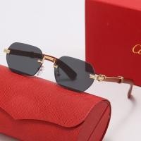 ราคา Cartier แว่นตากันแดด ไร้กรอบ ลายไม้เทียม ป้องกันแสงสีฟ้า สําหรับผู้ชาย และผู้หญิง UV400 (20680015624)