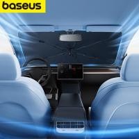 ราคา Baseus ม่านบังแดดกระจกหน้ารถยนต์ ม่านบังแดด ม่านระบายความร้อน หน้าต่างรถยนต์ ม่านบังแดด พับได้ อุปกรณ์เสริมม่านบังแดดหน้าต่างรถยนต์ (25815567452)