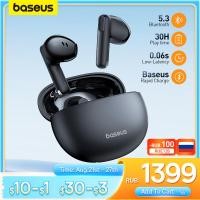 ราคา Baseus 2023 Bowie E12 หูฟังไร้สาย บลูทูธ 5 3 เวลาเล่น 30 ชั่วโมง 0 06s ความล่าช้าต่ํา หูฟังก้านสั้น ขนาดเล็ก หูฟัง TWS (13699734270)