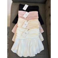 ราคา Chill7Days เกาะอก สายเดี่ยว สายผูกโบว์ งานเย็บชายระบายงานป้าย Wimon ด้านหลังเย็บสมอค ใส่สบาย ไม่รั้งจนอึดอัด (27052149840)