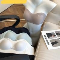 ราคา ฟรี สายสะพายไหล่ใส บราเกาะอกดันทรงไร้โครง ฟองน้ำบางเกาะติดดีมาก บราคุณภาพใส่สบาย (21344082864)