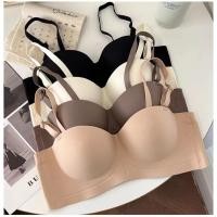 ราคา Bra เสื้อในไร้ขอบ ไร้โครง ฟองนุ่มสุดๆ ฟองหนาเกี่ยวกับ3cm (9944644681)