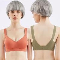 ราคา มี5สี ชุดชั้นใน เสื้อในผู้หญิง บราไร้ขอบไร้โครง เสื้อในดันทรง สปอร์ตบรา (15279065406)