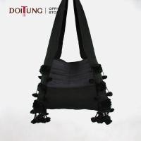 ราคา DoiTung Bag Black กระเป๋าผ้า ย่าม ปอมๆ ชาวเขา ดอยตุง ไซส์ใหญ่ (8811688692)