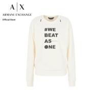 ราคา AX Armani Exchange เสื้อสเวตเชิ้ตผู้หญิง รุ่น AX 6RYM82 YJEBZ1130 สีออฟไวท์ (23357481981)