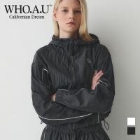 ราคา WHO A U เสื้อกันลม มีฮู้ด F WHJJE2412F (24669758468)