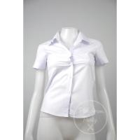 ราคา ราคาโรงงาน เสื้อนักศึกษาหญิง ทรงมหิดล อก 48 51 นิ้ว หลัง 3 เหลี่ยม ขาวธรรมดาและขาวโอโม่ (25567875482)