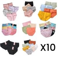 ราคา ขายส่ง กางเกงในสตรี ยกแพ็ค 10 ตัว (21578013107)