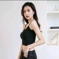 ราคา ลดราคา เสื้อครอปสายเดี่ยวสายฝอ เอวลอย สุดแซ่บ ไม่มีฟองน้ำ ผ้านิ่มมาก (20983622099)