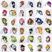 ราคา Set16 พวงกุญแจ สแตรปยางลายการ์ตูน อนิเมะ Anime มือ2 (23672714170)
