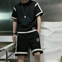 ราคา ชุดเสื้อยืด แขนสั้น ปักลาย และกางเกงขาสั้น สไตล์เกาหลี สําหรับผู้ชาย (21377829469)