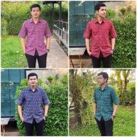 ราคา เสื้อเชิร์ตผู้ชายผ้าฝ้ายพิมพ์ลายขอ กระดุมหน้า มีกระเป๋าหน้าอก งานเชิร์ตผู้ชาย ผ้าไม่อัดกาว ไม่ซับใน ผ้าไม่บาง (17725531380)