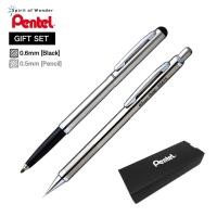 ราคา Pentel ปากกาโรลลิ่ง R460MG ดินสอกด SS475 เพนเทล ด้ามสีเงิน (3444273439)