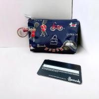 ราคา Harrods SW1 Keyring Purse ของแท้จากอังกฤษ กระเป๋าใส่เหรียญ ใส่บัตร แฮรอท (14302994153)