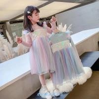 ราคา Little Piglet พร้อมส่ง ชุดเดรส ชุดกระโปรง Dress แขนยาว ฟรุ้งฟริ้ง เจ้าหญิง สีฟ้า สีชมพู เด็กหญิง (24618567161)
