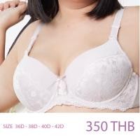 ราคา เสื้อชั้นใน ลูกไม้ ฟองน้ำปั้มโครง น่ารัก มีโครง ผ้าตาข่าย Size 32 70 36 80 38 85 40 90 (8639419687)