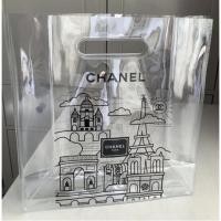 ราคา กระเป๋าชาแนล ใส Chanel Novelty Clear purse tote hand bag กระเป๋าใส ของแถมน้ำหอมชาแนล ขนาด 25 5cmx27cmx10cm (23719133005)