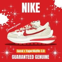 ราคา จัดส่งฟรี Sacai x Nike VaporWaffle 3 0 Beige University Red DD1875 110 รองเท้าผ้าใบ รองเท้า nike (24481648464)